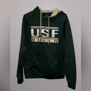 Men's South Florida Bulls Green Pullover Hoodie